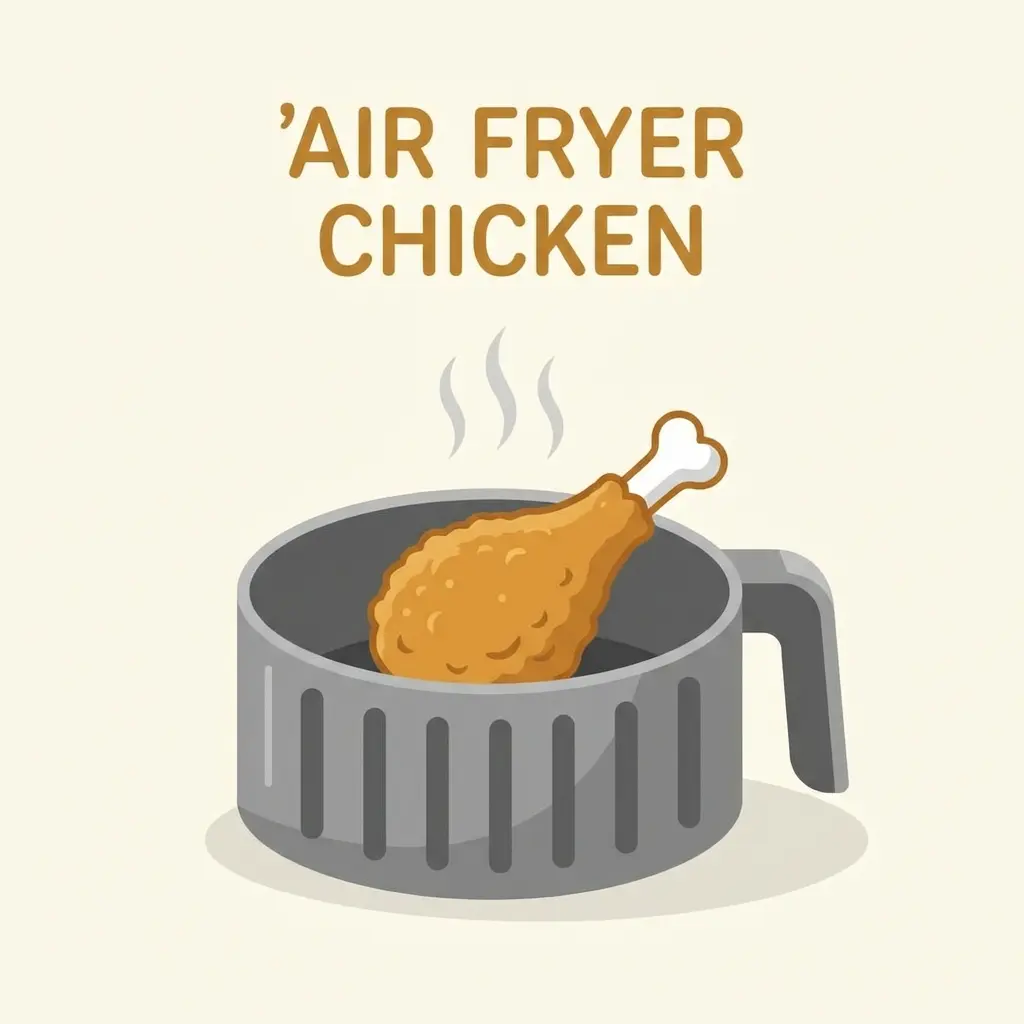 Air Fryer Chicken Temperature: Breast, Thighs & Wings