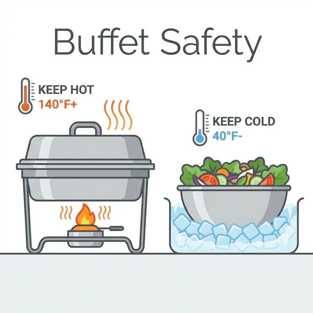 Buffet Temperature Rules: The 2-Hour/4-Hour Rule