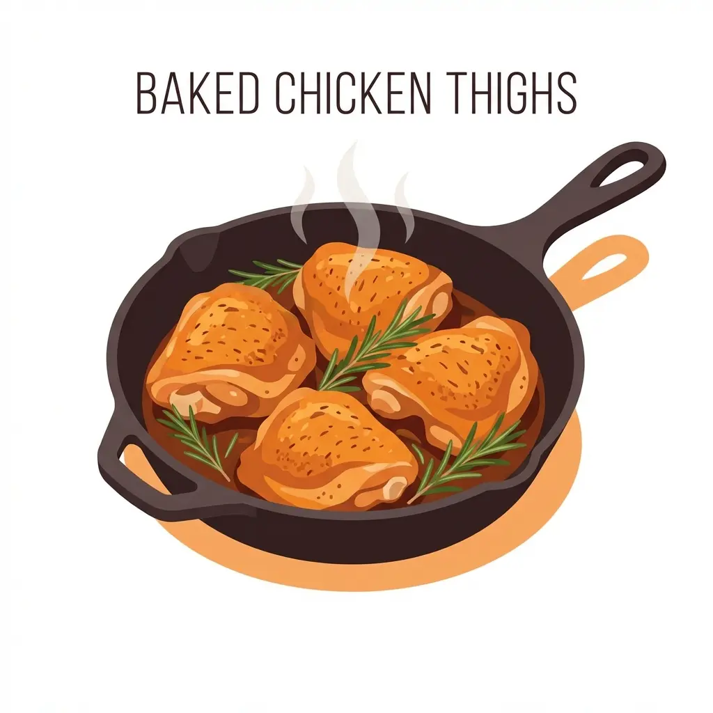 Baked Chicken Thighs: Crispy Skin & Tender Meat Guide