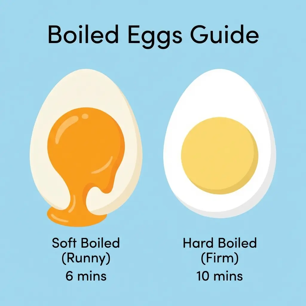 Boiled Eggs Time & Temp: Soft, Jammy & Hard