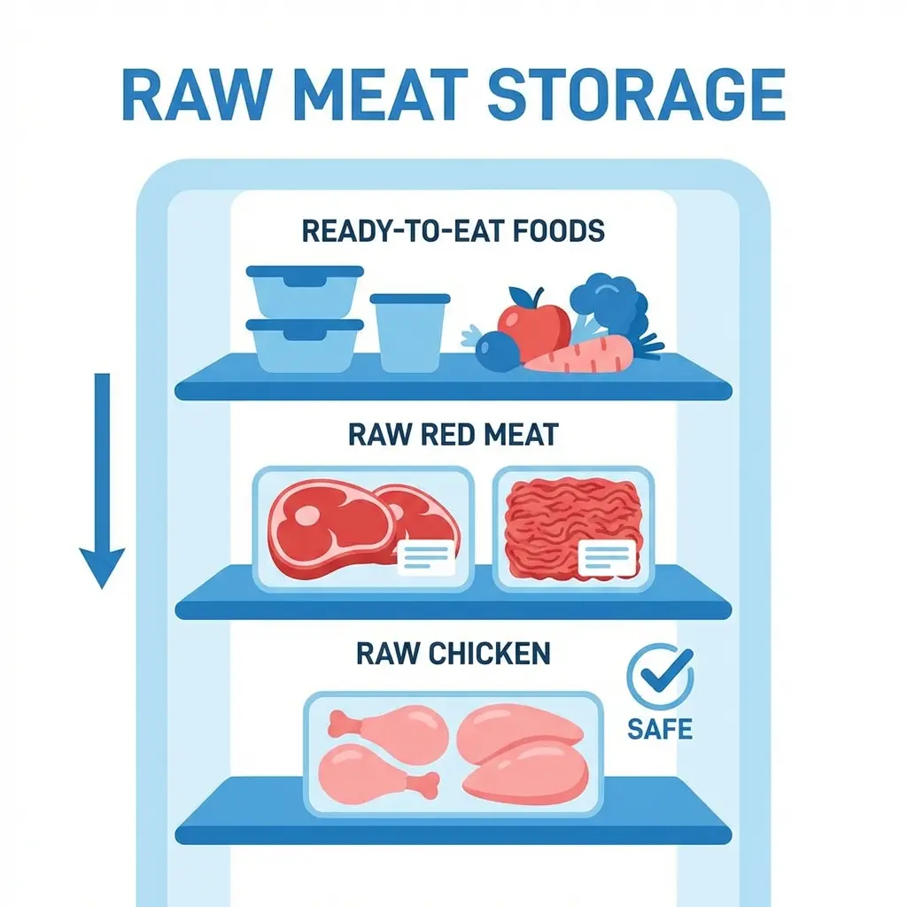 Cover for Raw Meat Storage: Times, Temps & USDA Refrigerator Guidelines