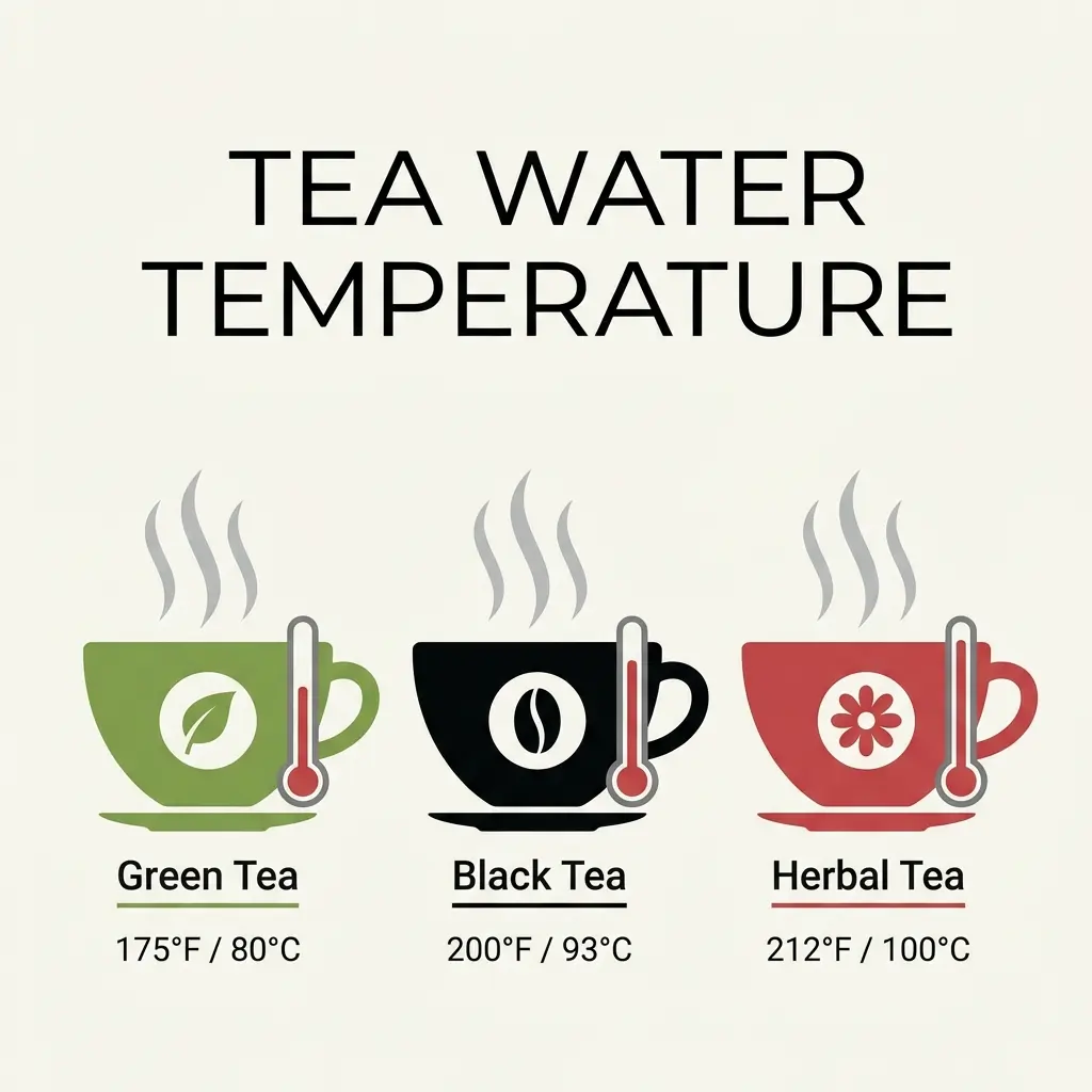 Tea Water Temperature: Green vs. Black vs. Herbal
