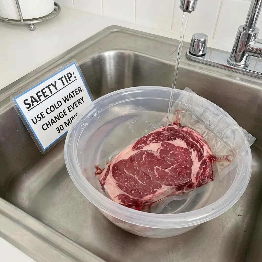 Thawing Food Safely: The 3 Approved Methods
